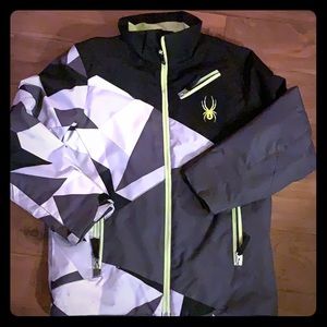 Boys Spyder snowsuit. Sz14 Jacket, Sz12 pants
